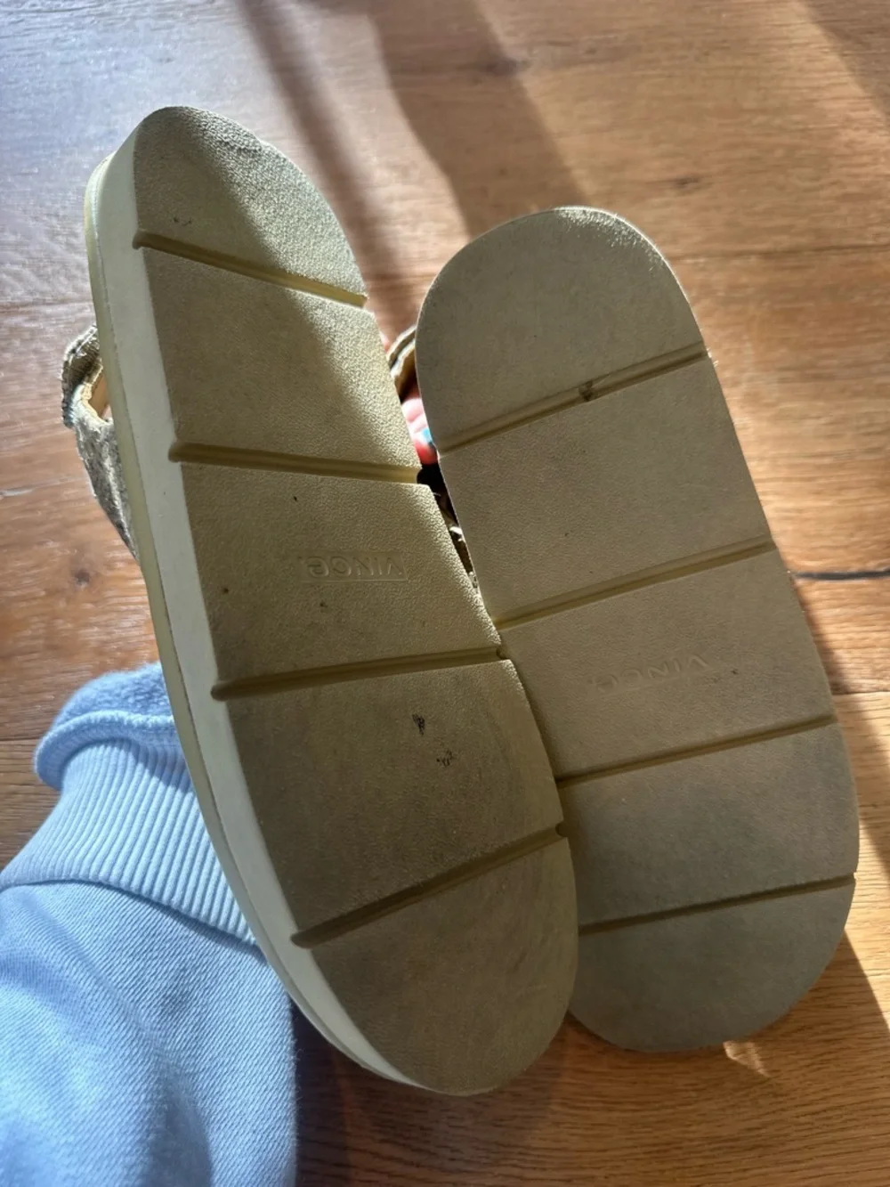 Vince Olsen Snake Print Leather Slingback Sandal | Size 8 | Great Condition